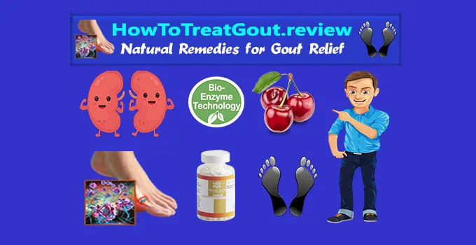 how to treat gout naturally